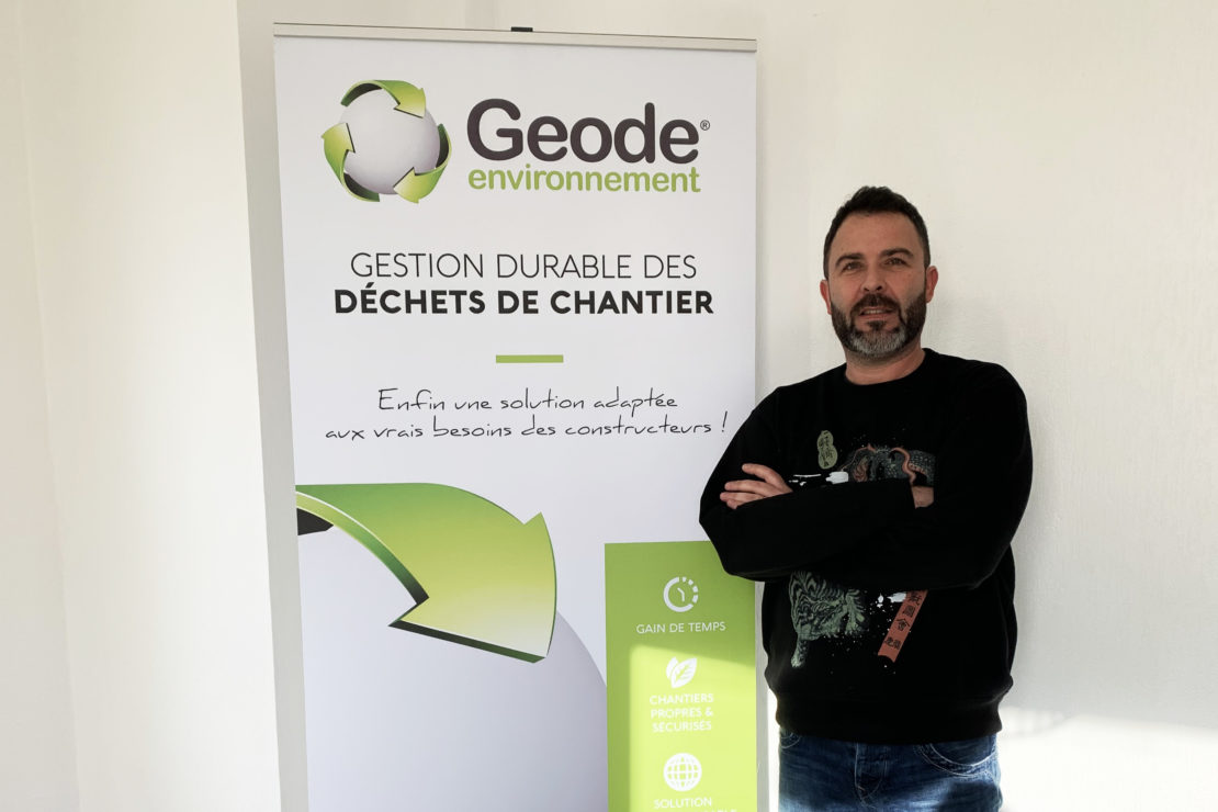 Déchets de chantier : Elie PEYRAUD intègre Geode environnement dans la Drôme et en Ardèche